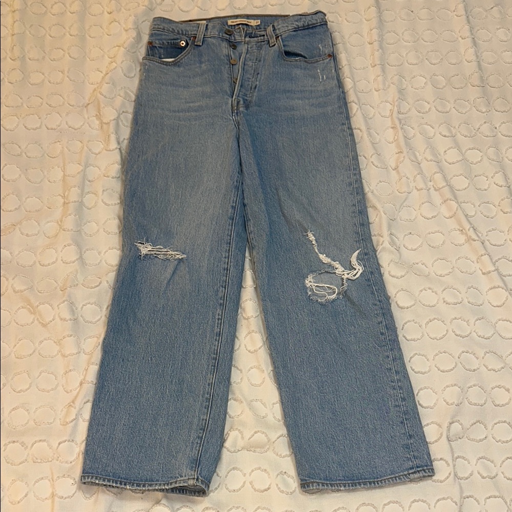 Levi’s Women's ribcage straight ankle Jeans